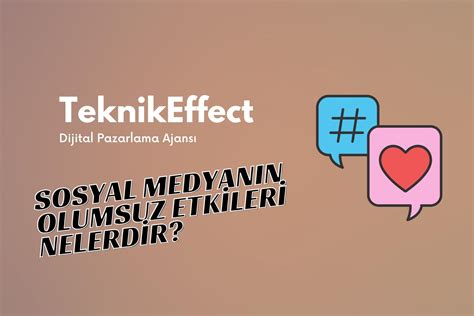 Sosyal Medyanın Yaşam Üzerindeki Etkileri