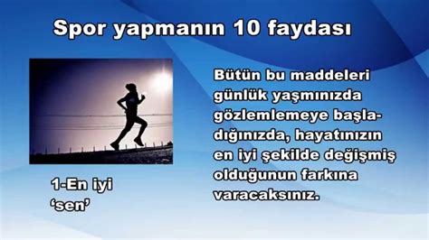 Spor Yapmanın 10 Faydası